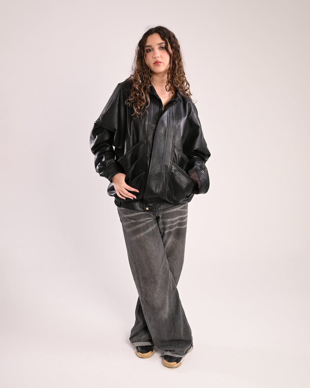 The Black Statement Leather Jacket
