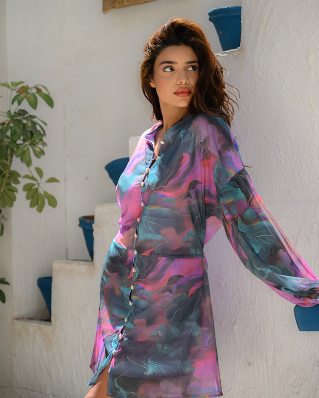 The Riviera Chiffon Dress